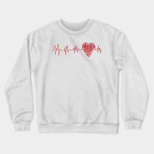 Electrocardiogram Crewneck Sweatshirt